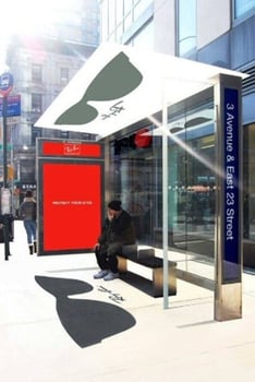 MDF bus stop situational signage - Evans Graphics