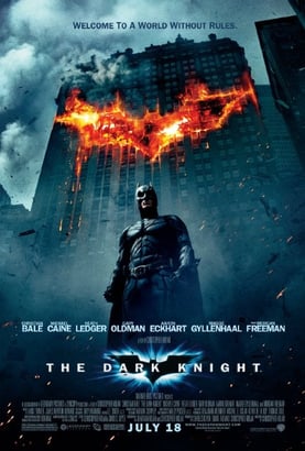 MDF The Dark Knight Poster - Evans Graphics