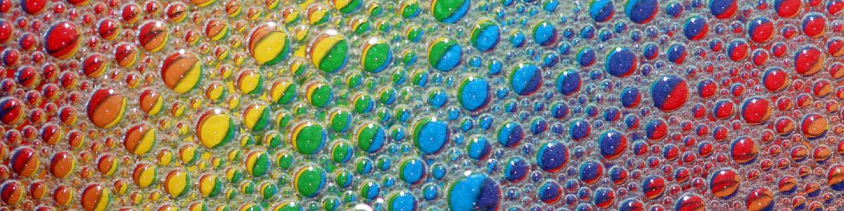 MDF Multi-Colour Droplets - Evans Graphics