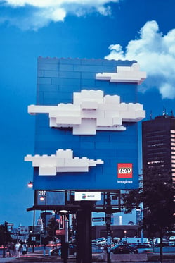 MDF Outside Design, LEGO Billboard - Evans Graphics