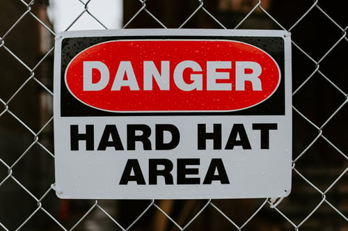 MDF danger safety signage - Evans Graphics