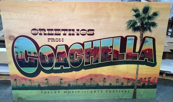 MDF Coachella Wood Board - Evans Graphics